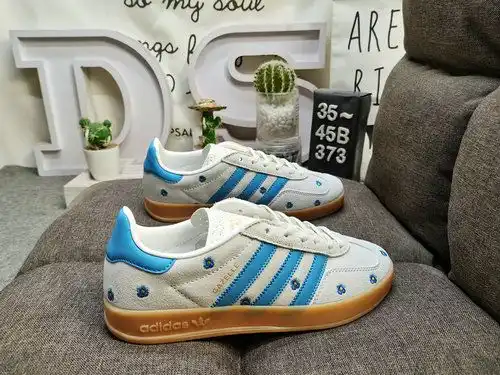 373d clase corporativa genuina media yarda Adidas original gacela casual interior resistente al desg