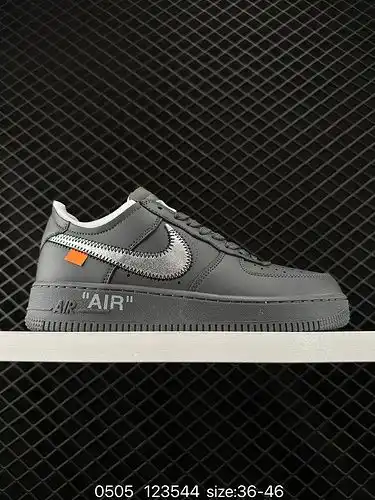 2c2c0g offwhite x NK Air Force 1D MCA Air Force No. 1 colchón de aire con suela gruesa elevada y zap