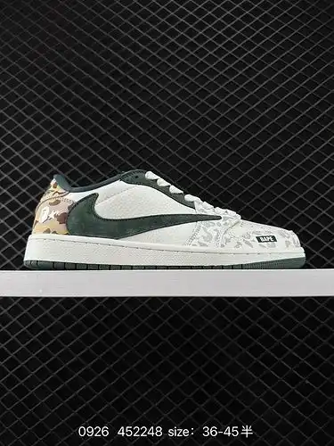 2c40g Overseas Explosive Limited Edition Travis Scott x Fragment Design x Jordan Air Jordan 1D Low o