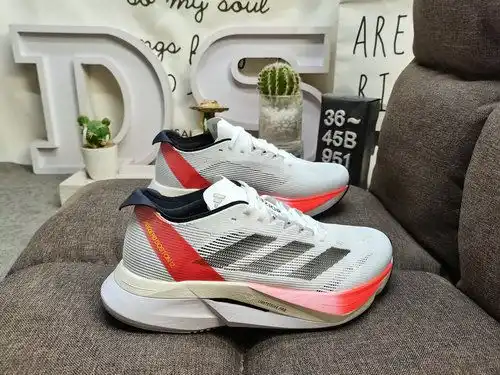 9e5x1dd Adidas adizero Boston 1d2c cómodo y de moda antideslizante ligero, banda baja y suela gruesa