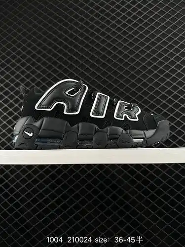 1d2c0g Nike wmns Air more uptempo GS Barely Green Pippen serie de primera generación zapatillas de b