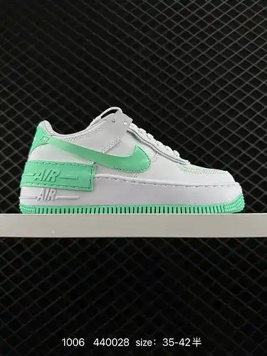 El 1d40g Nike wmns Air Force 1D Shadow New Girls deconstruye el diseño Macaron Air Force One ligero,
