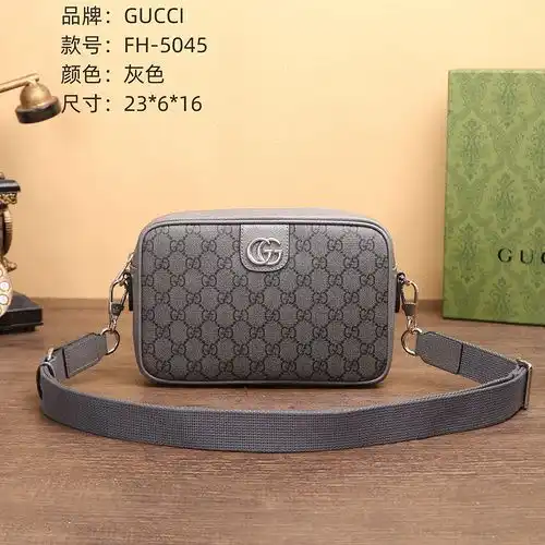GCI UCCI bolso de hombro Gucci bolso de hombre Gucci bolso de hombro importado cuero de vaca origina