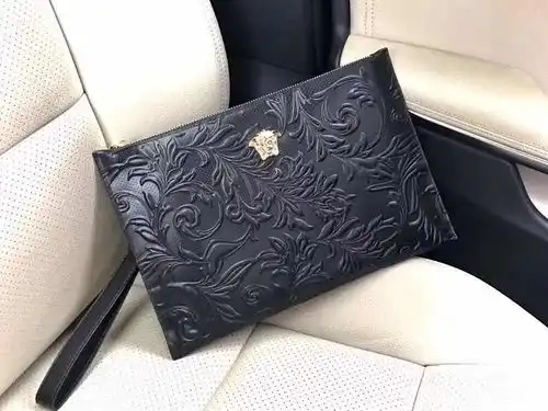 Bolsos Versace bolsos Versace bolsos para hombres Versace bolsos con piel de vaca original importada