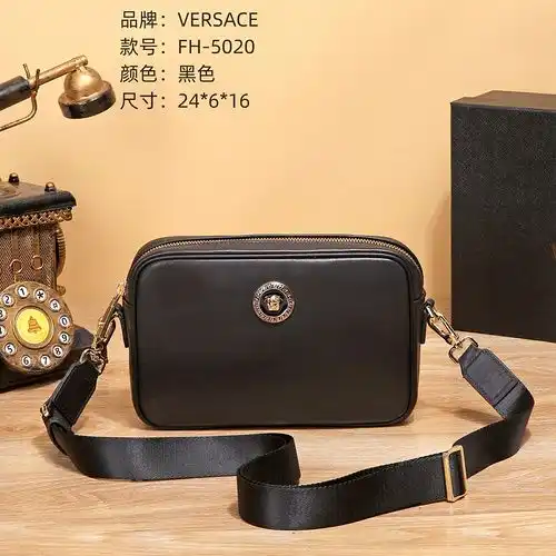 Bolsos de hombro Versace bolsos Versace bolsos para hombres Versace bolsos con bolsos de regalo de e
