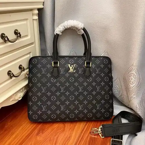 Maletín LV Bolso LV bolso para hombres LV bolso corredizo con piel de vaca original importada bolsa 