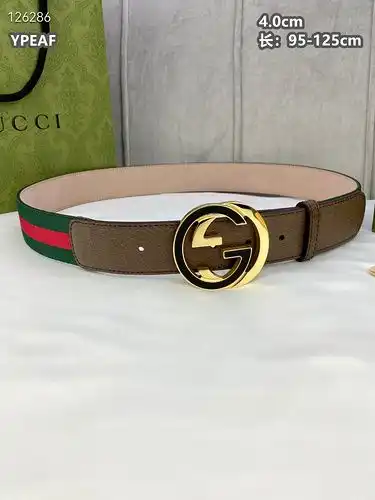 Gucci Belt wholesale Gucci Men 's Belt wholesale RAW skin Materials promoción al contado de ancho 4c