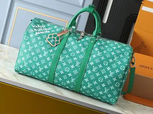 Bolso de viaje LV Louis Vuitton bolso de regalo de entrega de alta calidad de cuero de vaca original