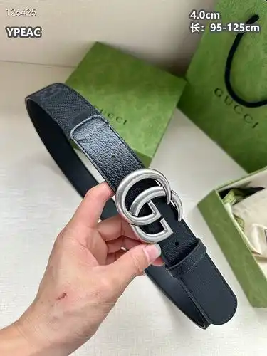 Gucci Belt wholesale Gucci Men 's Belt wholesale RAW skin Materials promoción al contado de ancho 4c