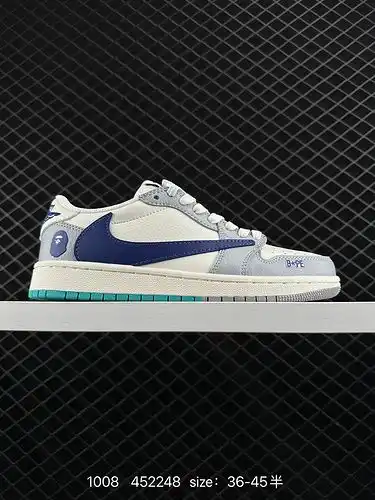 2c40g Overseas Explosive Limited Edition Travis Scott x Fragment Design x Jordan Air Jordan 1D Low o