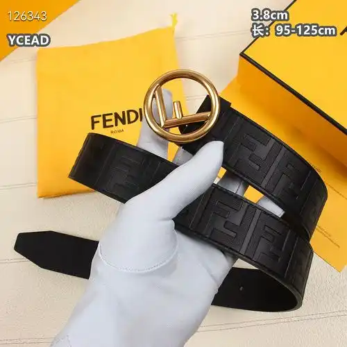 Fendi Belt wholesale Fendi Men 's Belt wholesale original Leather Materials SPOT Promotion ancho 4cm