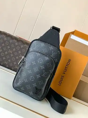Bolsa de pecho LV Louis Vuitton bolso para hombres Louis vuitten bolso para llevar importado de la p