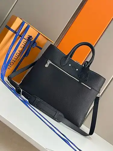 Maletín LV Bolso LV bolso para hombres Bolso LV bolso de regalo de entrega grabado de alta gama de c