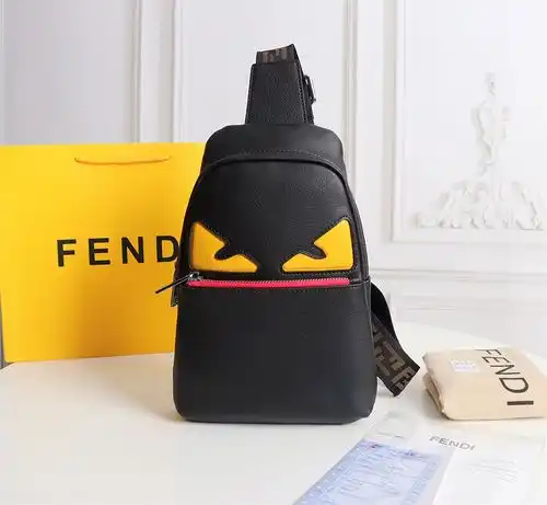 Bolsa de pecho de Fendi bolsa de hombre de Fendi bolsa de regalo de entrega de alta calidad de piel 