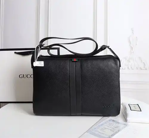 GCI UCCI bolso de hombro Gucci bolso de hombre Gucci bolso de hombro importado cuero de vaca origina