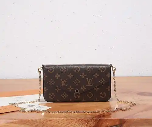 LV bolso de hombro único LV bolso de mujer LV bolso diagonal importado de la parte superior de la bo