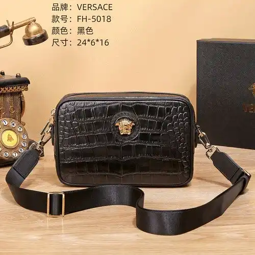 Bolsos de hombro Versace bolsos Versace bolsos para hombres Versace bolsos con bolsos de regalo de e