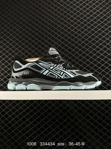 1d70g ASICS arthers gelnyc parte superior de malla transpirable, material de cuero sintético hecho c