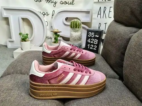 1d2ccd Adidas originales gacela atrevida W ig4389e Trébol de tres capas de suela gruesa y parte infe