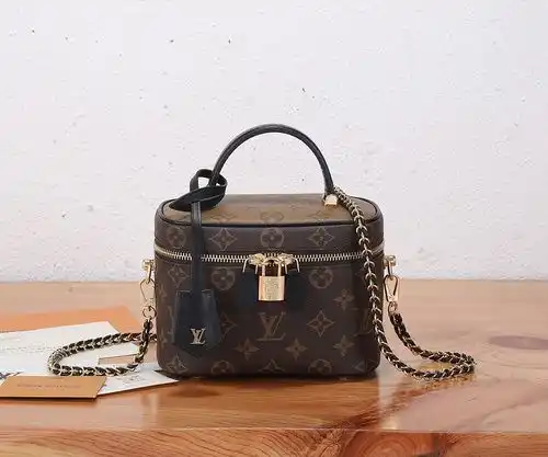 Bolsos de maquillaje LV bolsos para mujeres LV bolsos para llevar importados de cuero de alta calida