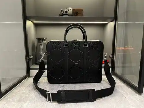 Maletín Gucci bolso Gucci bolso para hombres Gucci bolso corredizo importado cuero de vaca original 