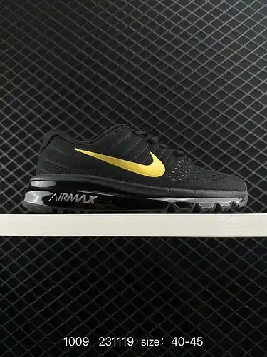 9e5x Nike Nike Nike Air Max 2c0g1d7quote triple negro Jaka malla colchón de aire de palma completa z