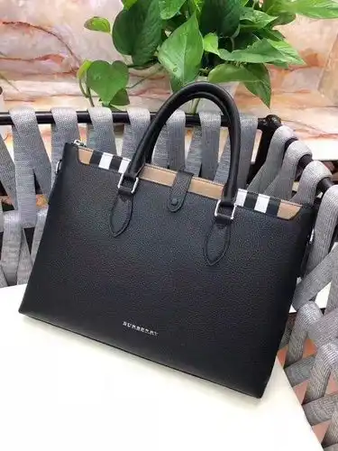 Maletín Burberry bolsa Burberry bolsa para hombres Burberry bolsa de regalo de entrega de alta calid
