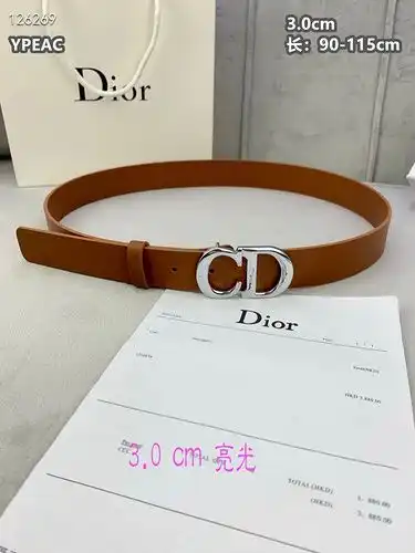 Dior Belt wholesale Dior 's Belt wholesale original Leather Materials SPOT Promotion width 3cm lengt