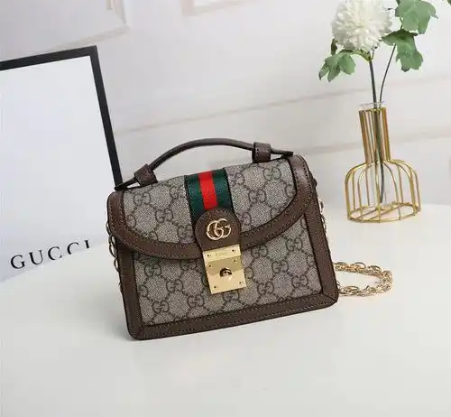 Bolso Gucci bolso Gucci bolso de mujer Gucci bolso bolso Gucci importado cuero de vaca original bols