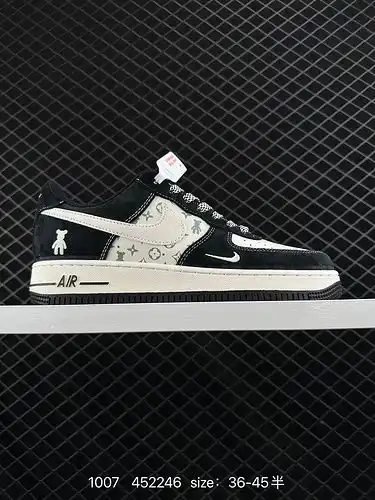 2c30g co., Ltd. lanza en el extranjero Nike Air Force 1D x2c70g7 Low Violet Bear co., Ltd. estampado