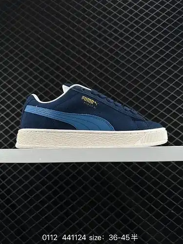 1d2c0g Puma suede skate de parte baja retro zapato casual ligero, transpirable, antideslizante y res