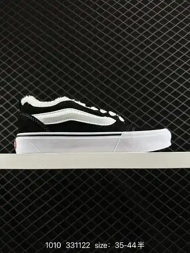 1d1d0g nuevo engrosamiento de terciopelo en otoño e invierno vans knuskool vr3 LX panadería Leopard 