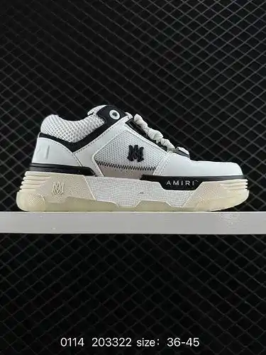 Zapatos de pan de parte baja 1d1d0g Amiri ma1d, Código 2c0g3332c2c, tamaño 3645x, detalles 1d1d1g