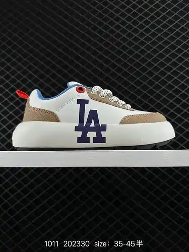 1d5x0g MLB los Dodgers 2c4fw retro Fondo grueso contraste de color gran logotipo zapatos de pan cali