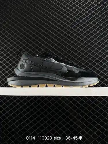 1d1d5x Nike waffle doble Gancho malla transpirable piel volcada Fondo grueso Nike ldwaffle sacai caj