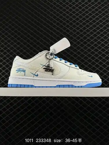 2c40g Overseas Epidemic co., Ltd. lanzamiento corporativo de la serie Nike SB Dunk low stusey tejien