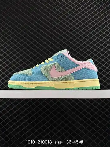 El popular esquema de color conjunto 9e0g Verdy x Nike SB Dunk low, el par completo de zapatos tambi