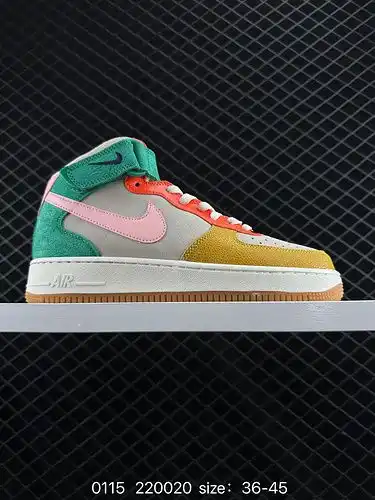 1d0g0g NK Air Force 1D Mid Air force, una zapatilla deportiva casual multifuncional de gama media y 