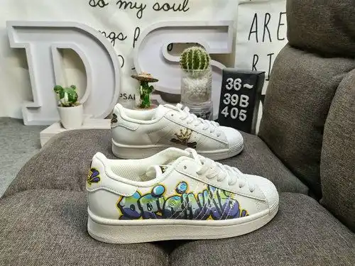 40g5xd Adidas original super star Shell Head Classic multifuncional Leisure Sporting Board shoes Hig