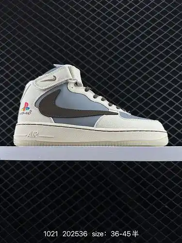 1d80g TS x PlayStation x Air Force 1D ps5x Creative custom tripartito United air force one mid - top