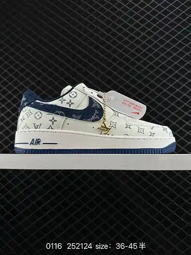 1d280g Nike Air Force 1D Low Air Force una zapatilla deportiva casual multifuncional de parte baja, 