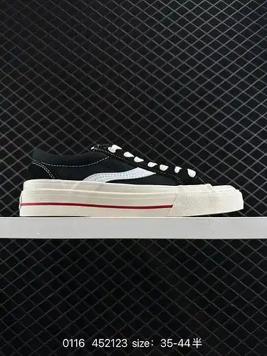 1d1d5x Vision Street Wear x Odd cirkus clásico zapatillas de lona de piel roja retro de baja parte z