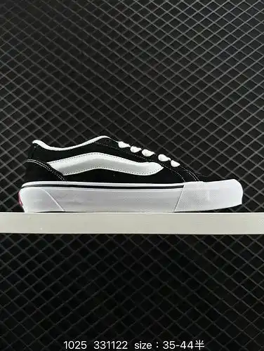 1d1d0g VANS clásico zapato de tabla casual clásico en blanco y negro de parte baja proceso de calzad