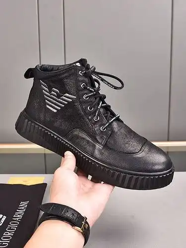 Armani tiene zapatos de cuero y piel personalizados para hombres, Código 27b7, talla 38.444