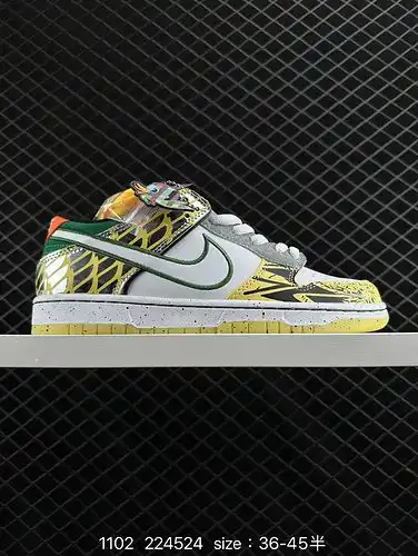1d280g Nike SB Dunk Low retro Dunk series retro zapatillas de patinaje deportivo de ocio de banda ba