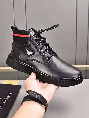Armani tiene zapatos de cuero y piel personalizados para hombres, Código 27b7, talla 38.444