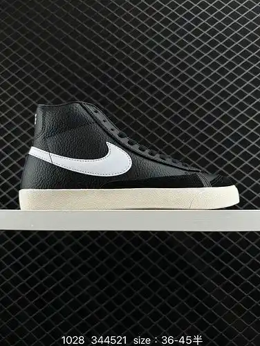 Las zapatillas deportivas masculinas y femeninas 1d0g5x Nike Blazer Mid x2c777 vntg Fashion High Top