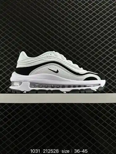 La ojiva de gancho pequeño 1d40g Nike Air Max 9e7 retro colchón de aire de pies completos zapatillas