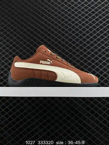 El sistema de media talla de zapatos masculinos y femeninos 1d0g0g Puma utiliza material superior de