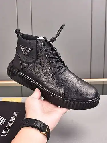 Armani tiene zapatos de cuero y piel personalizados para hombres, Código 27b7, talla 38.444